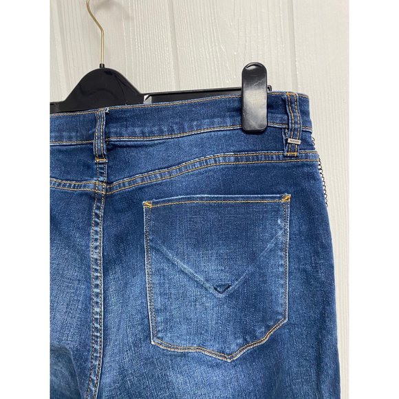 Hudson Los Angeles Men's Chained Denim Jeans pants Size 33 - Picture 8 of 14